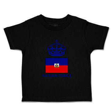 Cute Toddler Clothes Haitian Prince Crown Countries Toddler Shirt Cotton