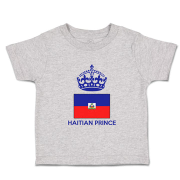 Cute Toddler Clothes Haitian Prince Crown Countries Toddler Shirt Cotton