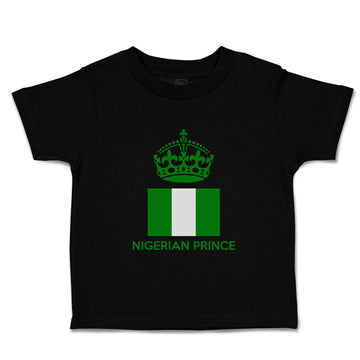 Cute Toddler Clothes Nigerian Prince Crown Countries Toddler Shirt Cotton