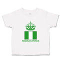 Cute Toddler Clothes Nigerian Prince Crown Countries Toddler Shirt Cotton