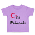 Toddler Clothes Eid Mubarak Blessed with Turkish Flag Arabic Toddler Shirt