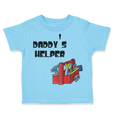 Toddler Clothes Picture Tools' Box Black Daddy's Helper Dad Father's Day Cotton