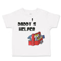 Toddler Clothes Picture Tools' Box Black Daddy's Helper Dad Father's Day Cotton