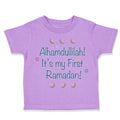 Toddler Clothes Alhamdullilah It's My First Ramadan Arabic Toddler Shirt Cotton