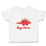 Toddler Clothes Happysaurus Animals Dinosaurs Toddler Shirt Baby Clothes Cotton