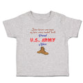 Cute Toddler Clothes Heroes Wear Capes, Combat Boots Proud U.S Niece Cotton