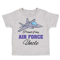 Toddler Clothes Proud of My Air Force Uncle Toddler Shirt Baby Clothes Cotton