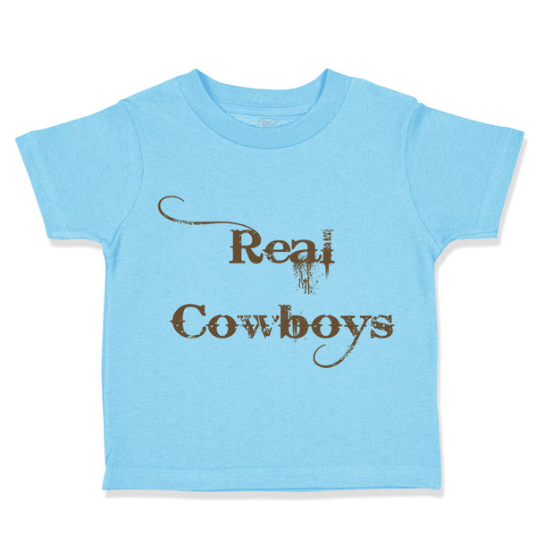 Cute Toddler Clothes Real Cowboys Western Toddler Shirt Baby Clothes Cotton