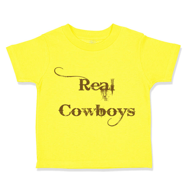 Cute Toddler Clothes Real Cowboys Western Toddler Shirt Baby Clothes Cotton