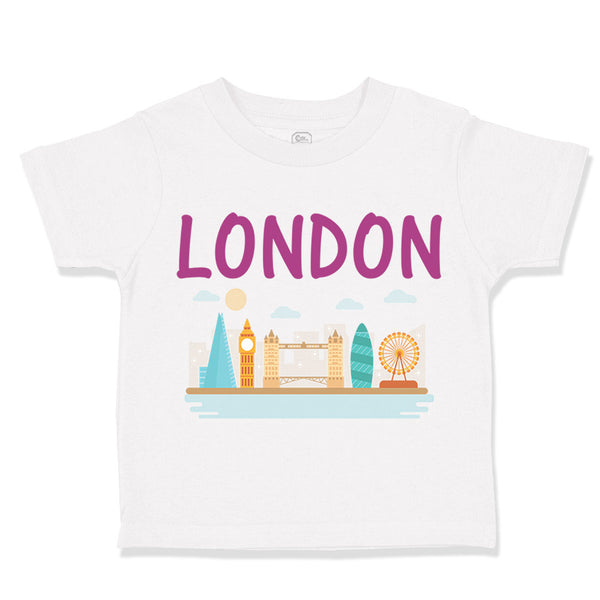 Toddler Clothes London Toddler Shirt Baby Clothes Cotton