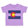 Toddler Clothes Colorado Flag Map Toddler Shirt Baby Clothes Cotton