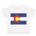 Toddler Clothes Colorado Flag Map Toddler Shirt Baby Clothes Cotton