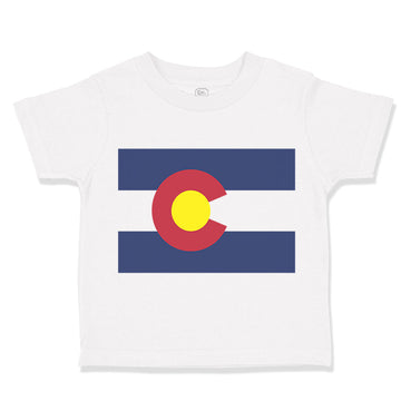 Toddler Clothes Colorado Flag Map Toddler Shirt Baby Clothes Cotton