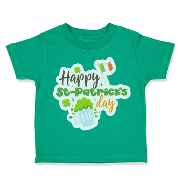 Toddler Clothes Happy St Patrick's Day Irish St Patrick's Toddler Shirt Cotton