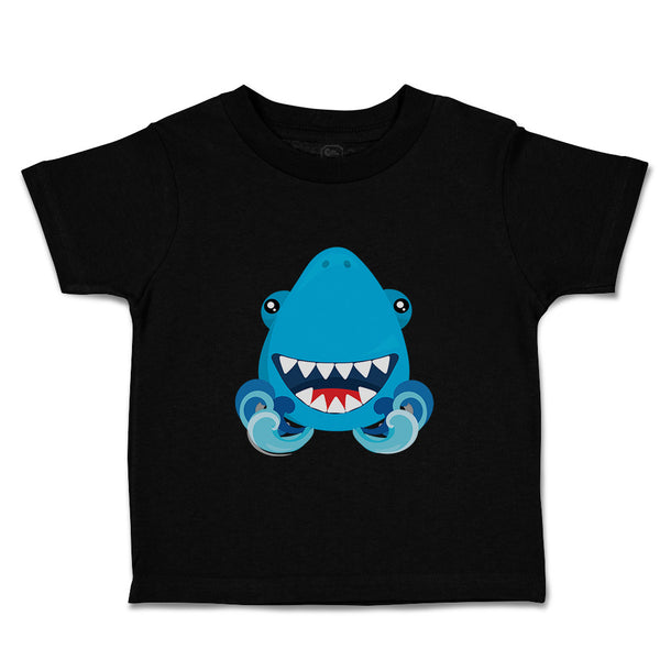 Toddler Clothes Shark Face Animals Ocean Toddler Shirt Baby Clothes Cotton