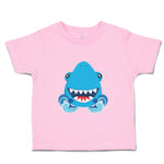 Toddler Clothes Shark Face Animals Ocean Toddler Shirt Baby Clothes Cotton