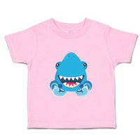 Toddler Clothes Shark Face Animals Ocean Toddler Shirt Baby Clothes Cotton