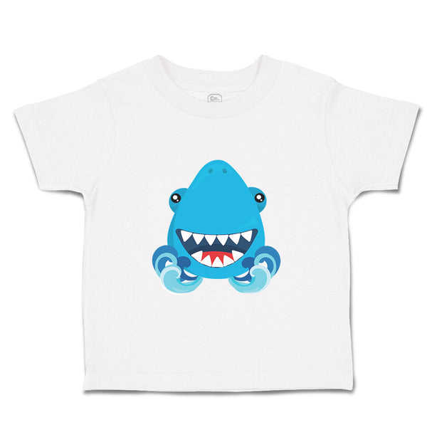 Toddler Clothes Shark Face Animals Ocean Toddler Shirt Baby Clothes Cotton