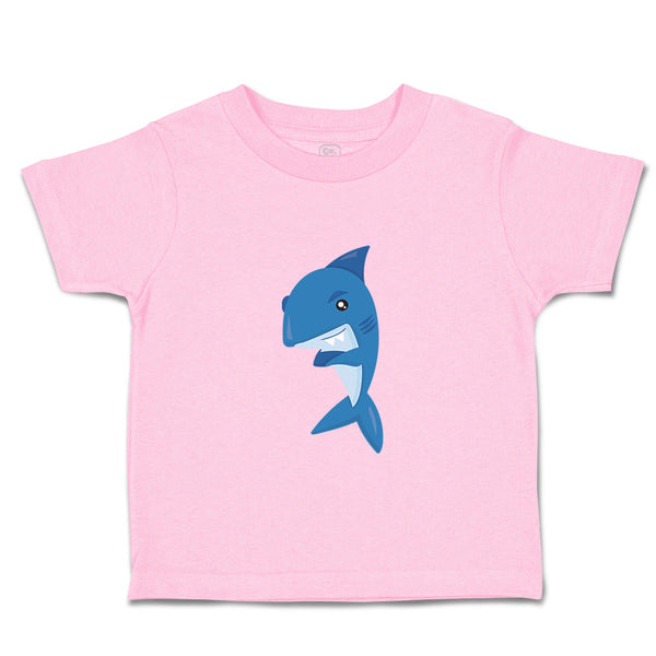 Toddler Clothes Navy Shark Animals Ocean Toddler Shirt Baby Clothes Cotton