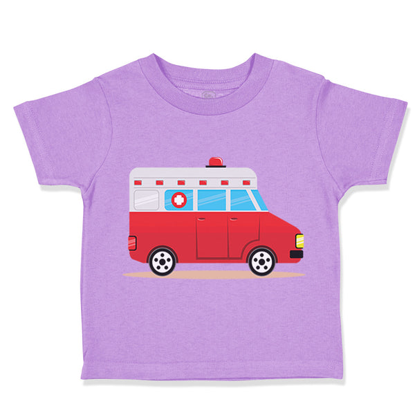 Toddler Clothes Large Ambulance Car Toddler Shirt Baby Clothes Cotton