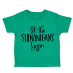 Toddler Clothes Let Shenanigans Funny Shamrock Clover Patrick's Patty Cotton