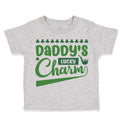 Toddler Clothes Daddy's Lucky Charm St Patrick's St Patty Clover Shamrock Kids