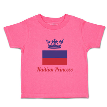 Toddler Girl Clothes Haitian Princess Crown Countries Princess Toddler Shirt