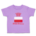 Toddler Girl Clothes Polish Princess Crown Countries Princess Toddler Shirt