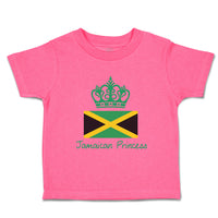 Toddler Girl Clothes Jamaican Princess Crown Countries Princess Toddler Shirt