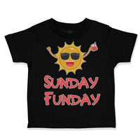 Toddler Clothes Sunday Funday Funny Humor Toddler Shirt Baby Clothes Cotton