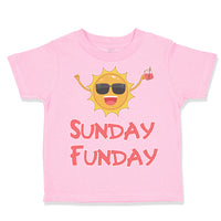 Toddler Clothes Sunday Funday Funny Humor Toddler Shirt Baby Clothes Cotton