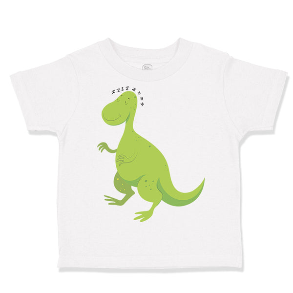 Toddler Clothes Zzzzz Dinosaur Dino Sleeping Toddler Shirt Baby Clothes Cotton