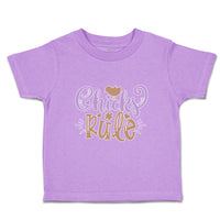 Toddler Clothes Chicks Rule Toddler Shirt Baby Clothes Cotton