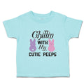 Toddler Clothes Chilin with My Cutie Peeps Toddler Shirt Baby Clothes Cotton