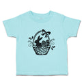 Toddler Clothes Easter Basket Rabbit Eggs Toddler Shirt Baby Clothes Cotton