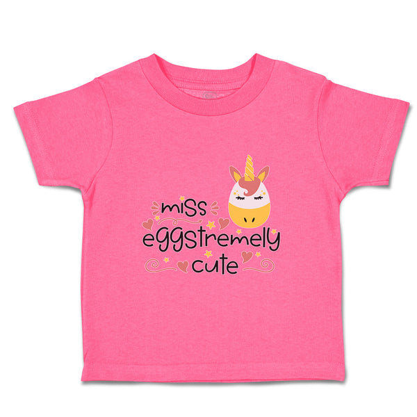 Toddler Clothes Miss Eggstremely Cute Toddler Shirt Baby Clothes Cotton