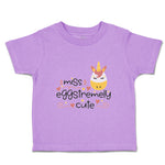 Toddler Clothes Miss Eggstremely Cute Toddler Shirt Baby Clothes Cotton