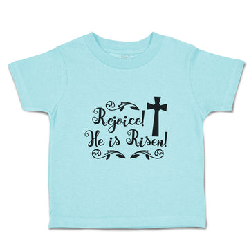 Toddler Clothes Rejoice He Is Risen Toddler Shirt Baby Clothes Cotton