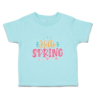 Toddler Clothes Hello Spring Toddler Shirt Baby Clothes Cotton