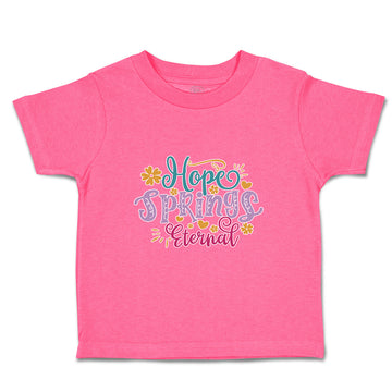 Toddler Clothes Hope Spring Eternal Toddler Shirt Baby Clothes Cotton