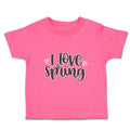 Toddler Clothes I Love Spring Toddler Shirt Baby Clothes Cotton