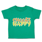 Toddler Clothes Choose Happy A Toddler Shirt Baby Clothes Cotton