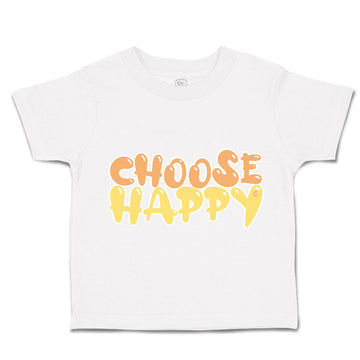 Toddler Clothes Choose Happy A Toddler Shirt Baby Clothes Cotton