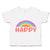 Toddler Clothes Happy Rainbow Toddler Shirt Baby Clothes Cotton