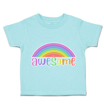 Toddler Clothes Awesome Rainbow Toddler Shirt Baby Clothes Cotton