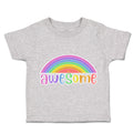 Toddler Clothes Awesome Rainbow Toddler Shirt Baby Clothes Cotton