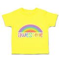 Toddler Clothes Awesome Rainbow Toddler Shirt Baby Clothes Cotton