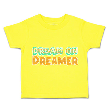 Toddler Clothes Dream on Dreamer Toddler Shirt Baby Clothes Cotton