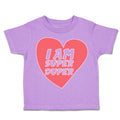 Toddler Clothes I Am Super Duper Heart Toddler Shirt Baby Clothes Cotton