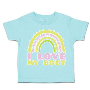 Toddler Clothes I Love My Body Rainbow Toddler Shirt Baby Clothes Cotton